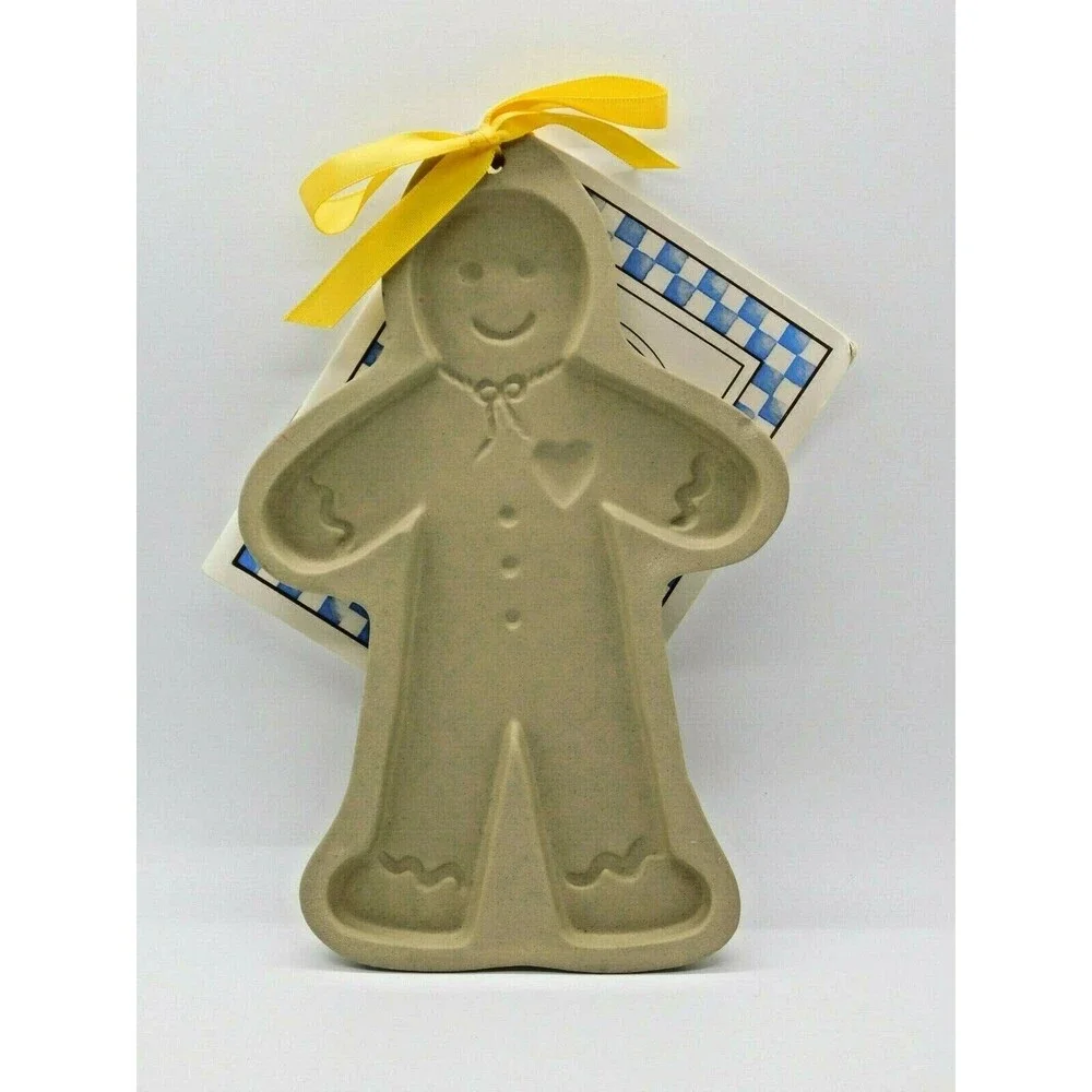 Brown Bag Cookie Art Mold 1992 Hill Design Gingerbread Man ~Retired